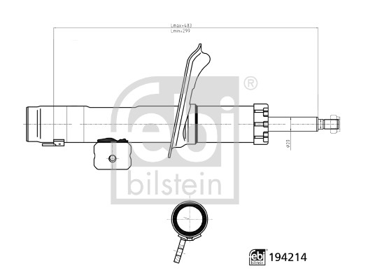 Ammortizzatore - 194214 FEBI BILSTEIN