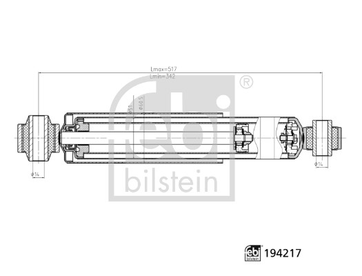 Ammortizzatore - 194217 FEBI BILSTEIN