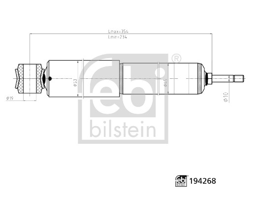 Ammortizzatore - 194268 FEBI BILSTEIN