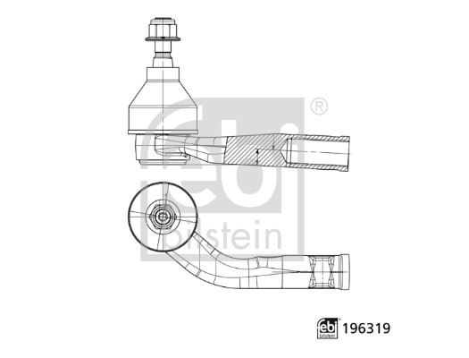 Tie Rod End - 196319 FEBI BILSTEIN