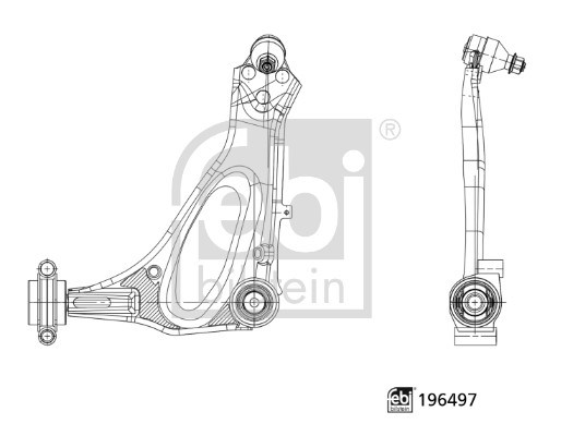 Track Control Arm - 196497 FEBI BILSTEIN