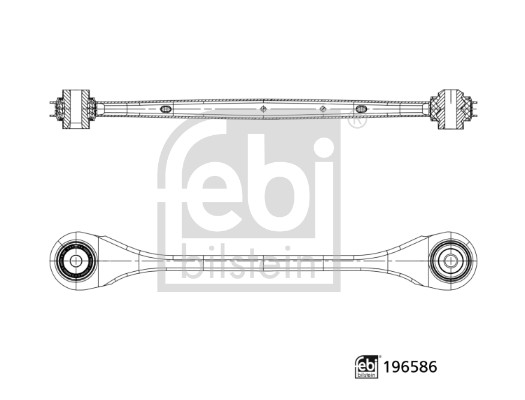 Braccio oscillante, Sospensione ruota - 196586 FEBI BILSTEIN