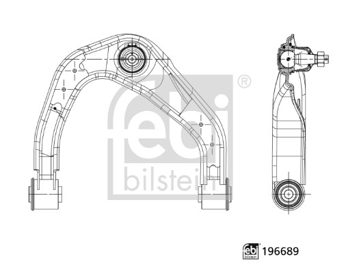 Track Control Arm - 196689 FEBI BILSTEIN