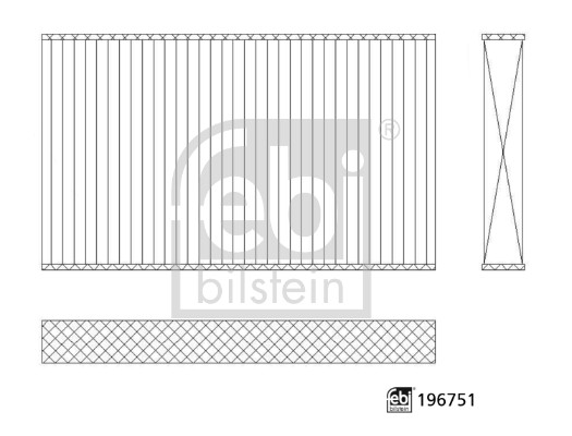 Filtro, Aria abitacolo - 196751 FEBI BILSTEIN