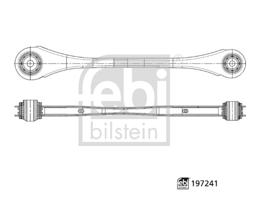 Track Control Arm - 197241 FEBI BILSTEIN