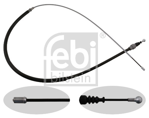 Cable, parking brake - 24412 FEBI BILSTEIN
