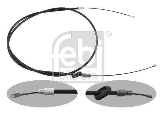 Cavo comando, Freno stazionamento - 34903 FEBI BILSTEIN