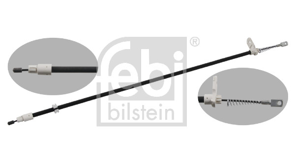 Cable, parking brake - 34907 FEBI BILSTEIN