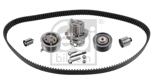 Pompa acqua + Kit cinghie dentate - 45117 FEBI BILSTEIN