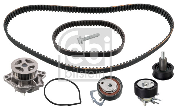 Pompa acqua + Kit cinghie dentate - 45118 FEBI BILSTEIN