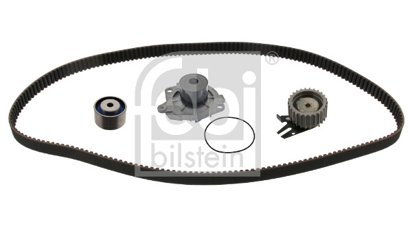 Pompa acqua + Kit cinghie dentate - 45143 FEBI BILSTEIN
