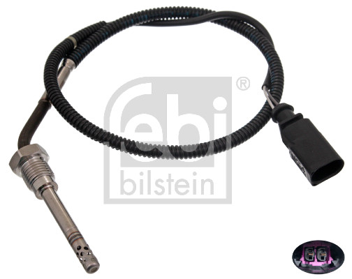 Sensore, Temperatura gas scarico - 49266 FEBI BILSTEIN