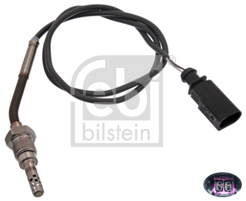 Sensore, Temperatura gas scarico - 49268 FEBI BILSTEIN