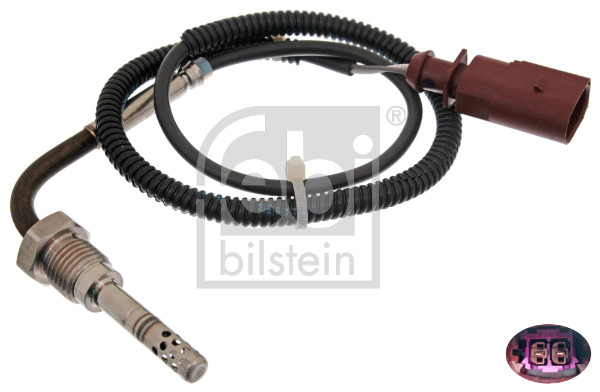 Sensore, Temperatura gas scarico - 49284 FEBI BILSTEIN