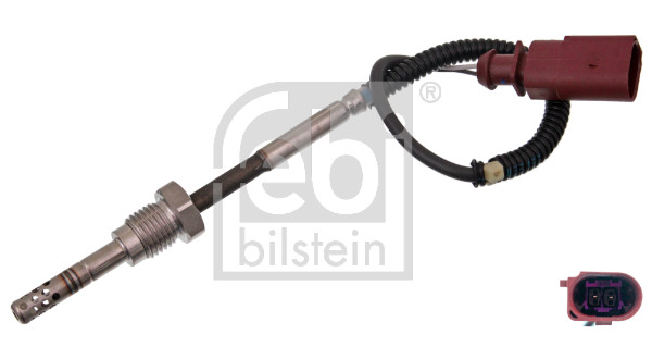 Sensore, Temperatura gas scarico - 49287 FEBI BILSTEIN