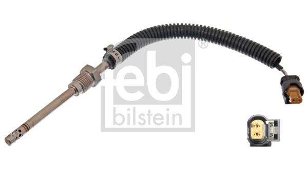 Sensore, Temperatura gas scarico - 49298 FEBI BILSTEIN