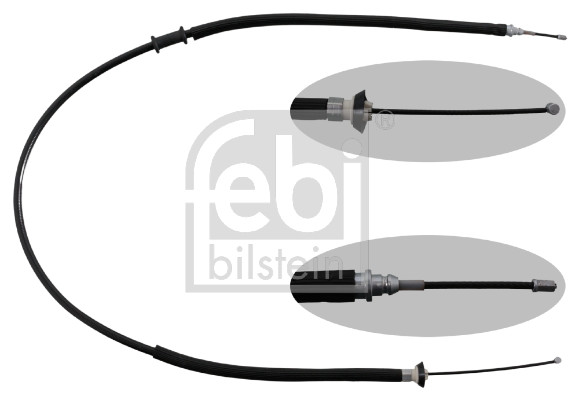 trosas, stovėjimo stabdys - 49619 FEBI BILSTEIN