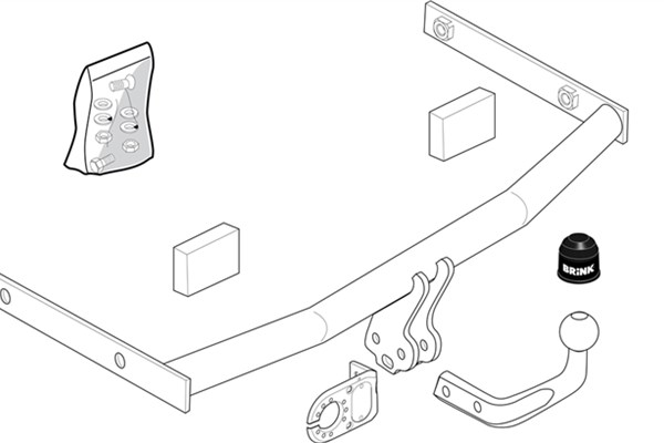 Trailer Hitch - 366300 BRINK