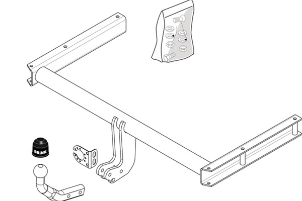 Trailer Hitch - 492500 BRINK