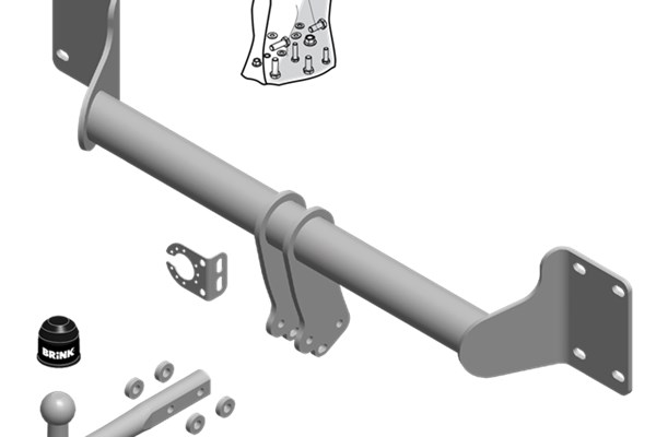 Trailer Hitch - 586800 BRINK