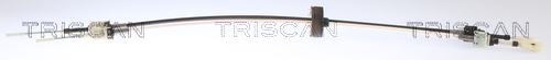 Cavo comando, Cambio manuale - 8140 24710 TRISCAN