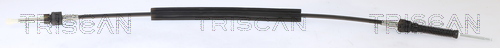 Cable, manual transmission - 8140 29727 TRISCAN