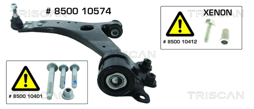 Track Control Arm - 8500 10574 TRISCAN
