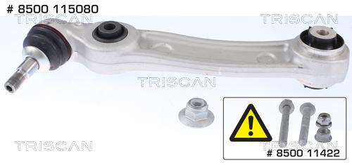 Braccio oscillante, Sospensione ruota - 8500 115080 TRISCAN