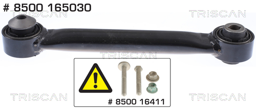Braccio oscillante, Sospensione ruota - 8500 165030 TRISCAN