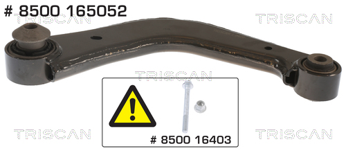 Braccio oscillante, Sospensione ruota - 8500 165052 TRISCAN