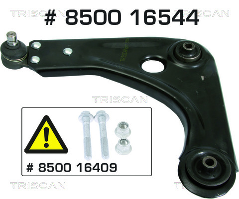 Braccio oscillante, Sospensione ruota - 8500 16544 TRISCAN