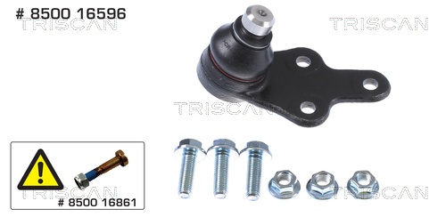 Giunto di supporto / guida - 8500 16596 TRISCAN