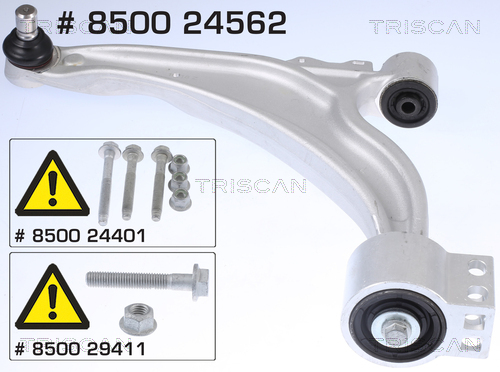 Braccio oscillante, Sospensione ruota - 8500 24562 TRISCAN