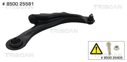 Braccio oscillante, Sospensione ruota - 8500 25581 TRISCAN