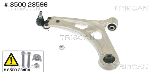 Braccio oscillante, Sospensione ruota - 8500 28596 TRISCAN