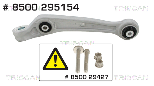 Braccio oscillante, Sospensione ruota - 8500 295154 TRISCAN