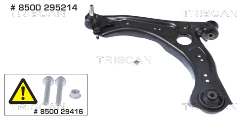 Braccio oscillante, Sospensione ruota - 8500 295214 TRISCAN
