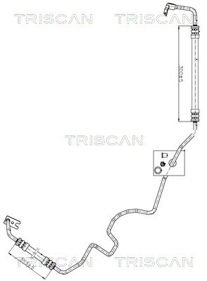 Flessibile idraulica, Sterzo - 8516 24001 TRISCAN