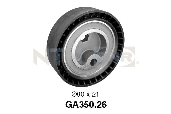 Tensioner Pulley, V-ribbed belt - GA350.26 SNR