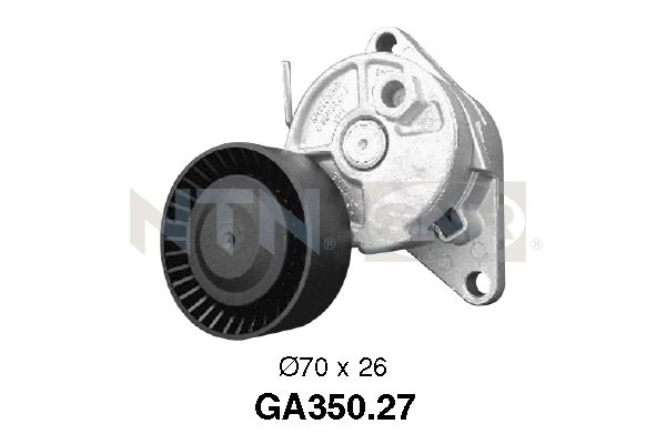 Tensioner Pulley, V-ribbed belt - GA350.27 SNR