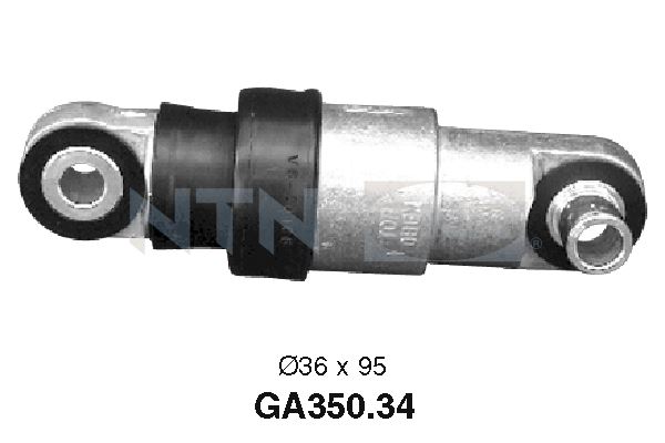 Tensioner Pulley, V-ribbed belt - GA350.34 SNR