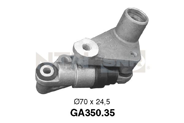 Tensioner Pulley, V-ribbed belt - GA350.35 SNR