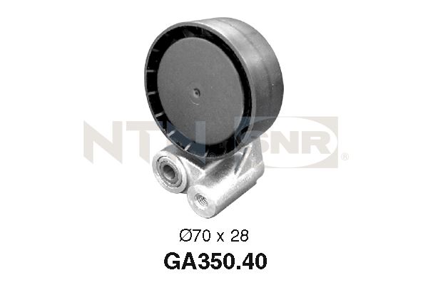 Tensioner Pulley, V-ribbed belt - GA350.40 SNR