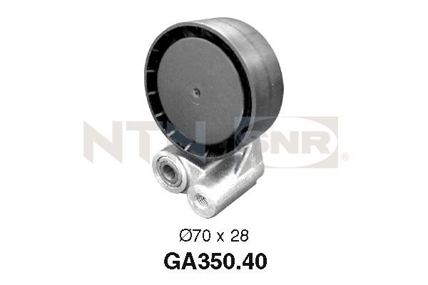 Tensioner Pulley, V-ribbed belt - GA350.40 SNR