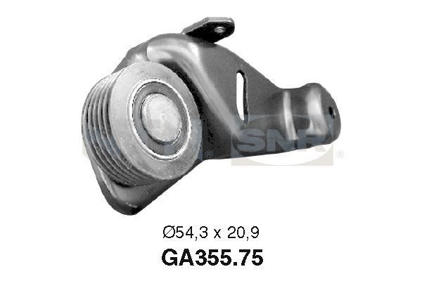Tensioner Pulley, V-ribbed belt - GA355.75 SNR