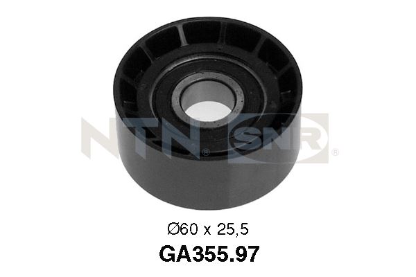Deflection/Guide Pulley, V-ribbed belt - GA355.97 SNR