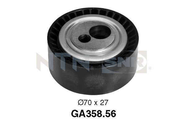 Tensioner Pulley, V-ribbed belt - GA358.56 SNR