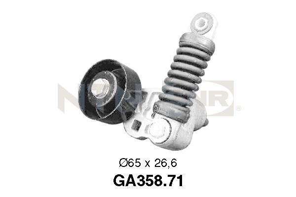 Rullo tenditore, Cinghia Poly-V - GA358.71 SNR
