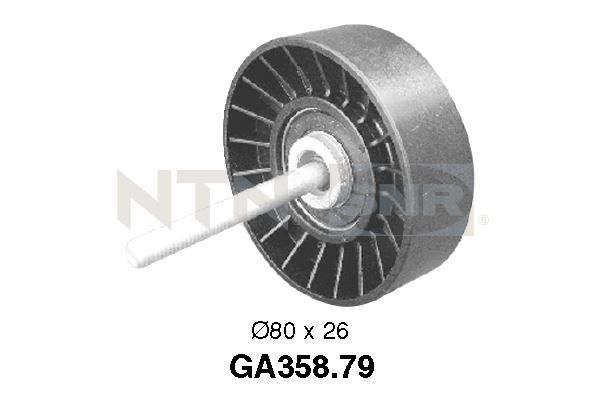 Umlenk-/Führungsrolle, Keilrippenriemen - GA358.79 SNR