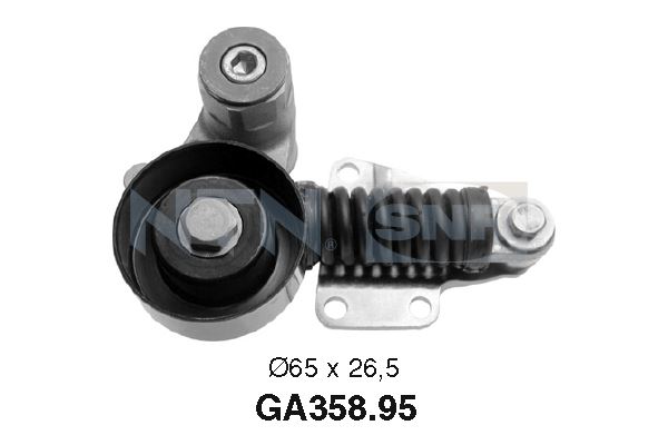 Tensioner Pulley, V-ribbed belt - GA358.95 SNR